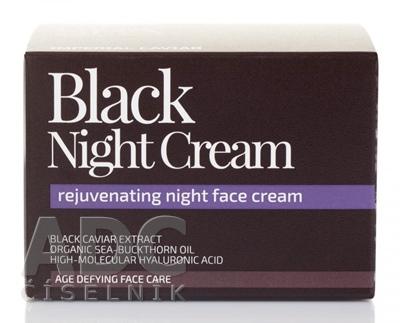 NATURA SIBERICA IMPERIAL CAVIAR Black Night Cream