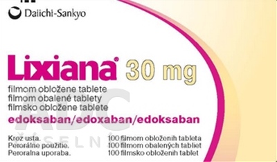 Lixiana 30 mg filmom obalené tablety