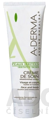 A-DERMA CRÈME DE SOIN AU LAIT D’AVOINE RHEALBA