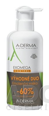 A-DERMA EXOMEGA CONTROL LAIT ÉMOLLIENT (DUO)