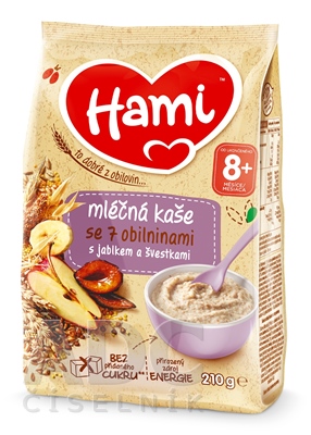 Hami mliečna kaša so 7 obilninami