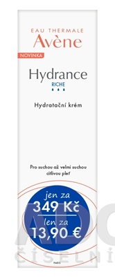 AVENE HYDRANCE RICHE CRÈME HYDRATANTE (zľava)