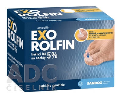 EXOROLFIN liečivý lak na nechty 5 %
