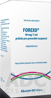 FOREXO 40 mg/5 ml prášok na perorálnu suspenziu