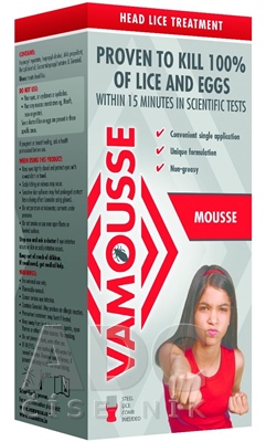 VAMOUSSE - ošetrenie hlavy proti všiam