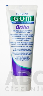 GUM Ortho zubný gel