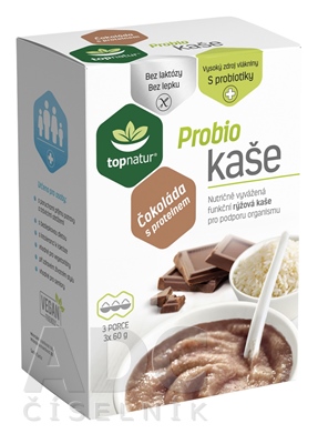 topnatur Probio KAŠA Čokoláda s proteínom