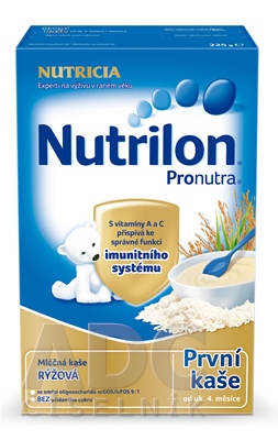 Nutrilon Pronutra prvá obilno-mliečna kaša ryžová