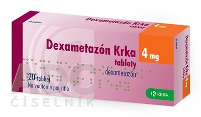Dexametazón Krka 4 mg tablety