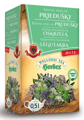 HERBEX Bylinná zmes na PRIEDUŠKY