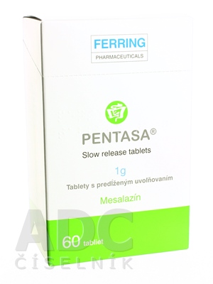 Pentasa Slow release tablets 1 g