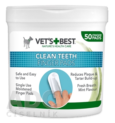 VET´S BEST CLEAN TEATH FINGER PADS