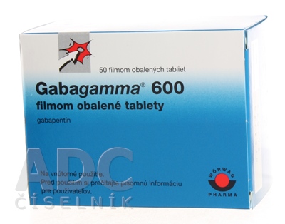Gabagamma 600 filmom obalené tablety