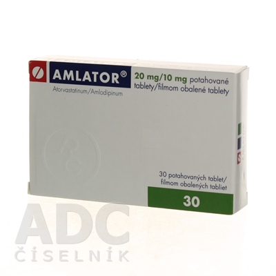 Amlator 20 mg/10 mg filmom obalené tablety