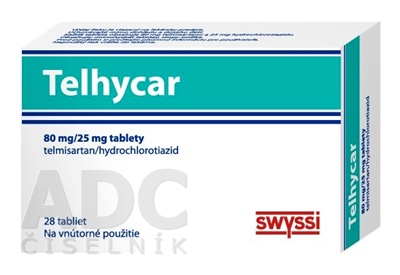 Telhycar 80 mg/25 mg tablety