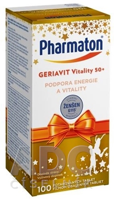 Pharmaton GERIAVIT Vitality 50+ VIANOCNE BALENIE