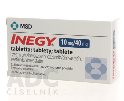 INEGY 10 mg/40 mg tablety