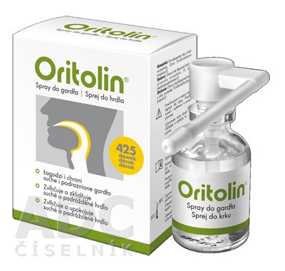 Oritolin sprej do krku - 425 dávok