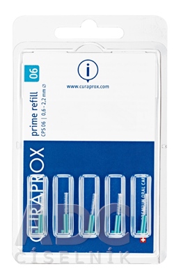 CURAPROX CPS 06 prime refill tyrkysová