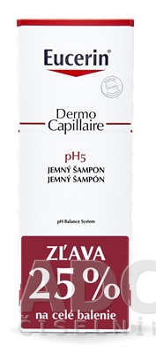 Eucerin DermoCapillaire pH5 Jemný Šampón