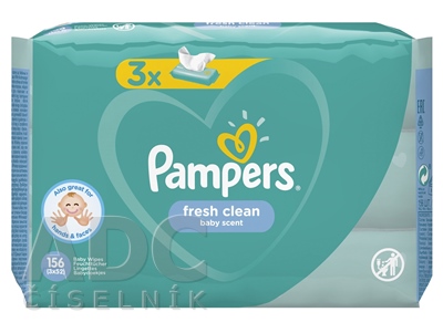 PAMPERS Baby Wipes Fresh Clean