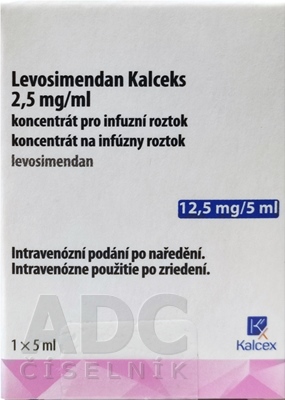 Levosimendan Kalceks 2,5 mg/ml