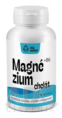 Via natur Magnézium chelát + vitamín B6