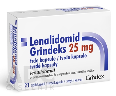 Lenalidomid Grindeks 25 mg trvdé kapsuly
