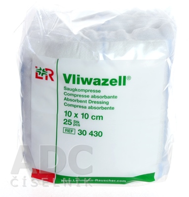 VLIWAZELL KOMPRESY SAVÉ NESTERILNÉ 10x10cm