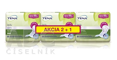 TENA Lady Slim NORMAL AKCIA 2+1