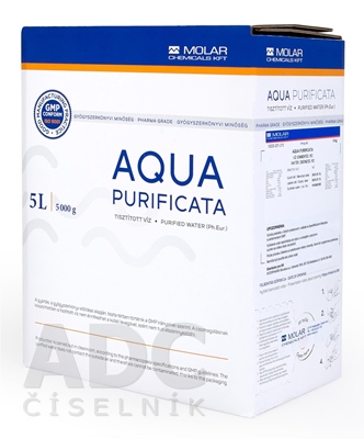 AQUA PURIFICATA 5L - MOLAR CHEMICALS KFT.