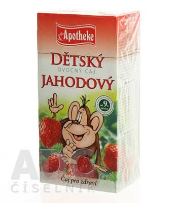 APOTHEKE DETSKÝ OVOCNÝ ČAJ JAHODOVÝ