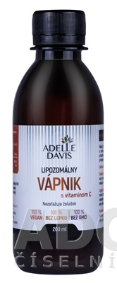 ADELLE DAVIS Lipozomálny VÁPNIK s vitamínom C