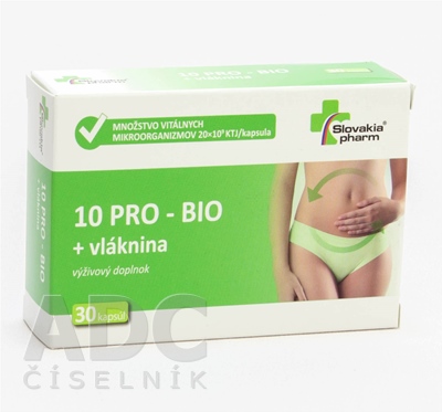 Slovakiapharm 10 PRO - BIO + vláknina