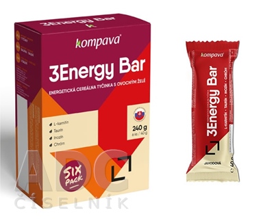 kompava 3Energy Bar SIXpack