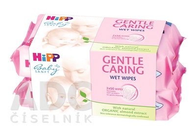 HiPP BabySANFT Čistiace vlhčené obrúsky