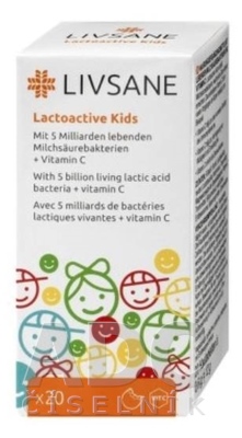 LIVSANE Laktoaktívne tablety pre deti