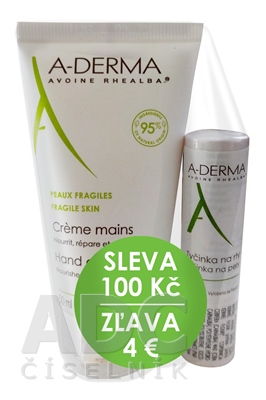 A-DERMA CRÈME MAINS AU LAIT D’AVOINE RHEAL.(zľava)