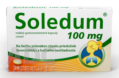 Soledum 100 mg mäkké gastrorezistentné kapsuly