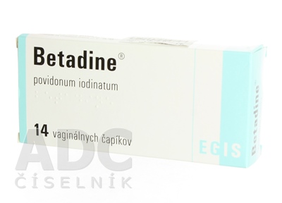 Betadine 200 mg vaginálne čapíky