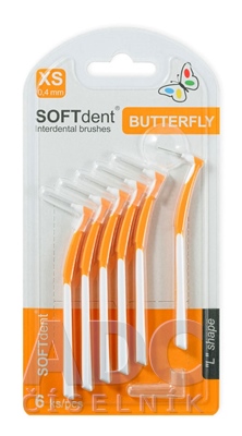 Medzizubné kefky SOFTdent Butterfly XS 0,4 mm