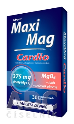 Zdrovit MaxiMag CARDIO Mg 375 mg + B6