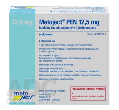 Metoject PEN 12,5 mg injekčný roztok