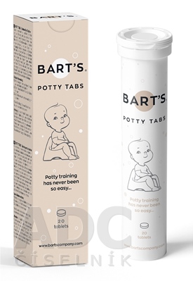BART´S POTTY TABS - tablety do nočníka
