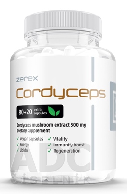 Zerex Cordyceps extrakt 500 mg