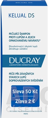 DUCRAY KÉLUAL DS SHAMPOOING (zľava)