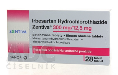 Irbesartan Hydrochlorothiazide Zentiva 300/12,5 mg