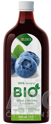 LEROS BIO šťava Čučoriedka