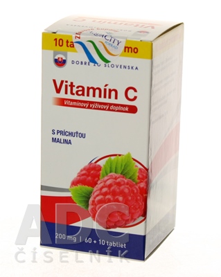 Dobré z SK Vitamín C 200 mg príchuť MALINA