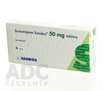 Sumatriptan Sandoz 50 mg tablety